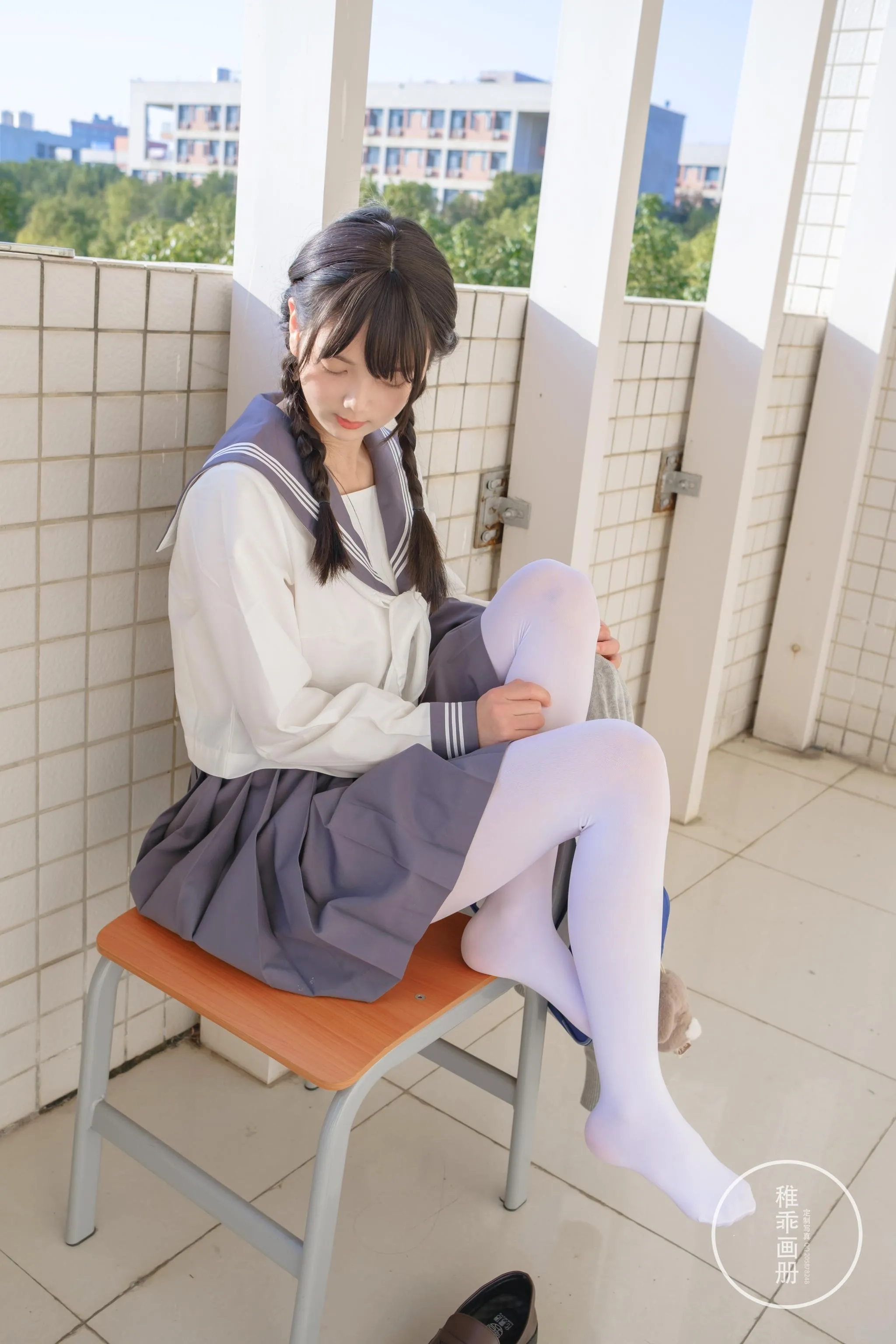 稚乖画册 – NO.05 晴空03 双马尾jk [71P]插图2